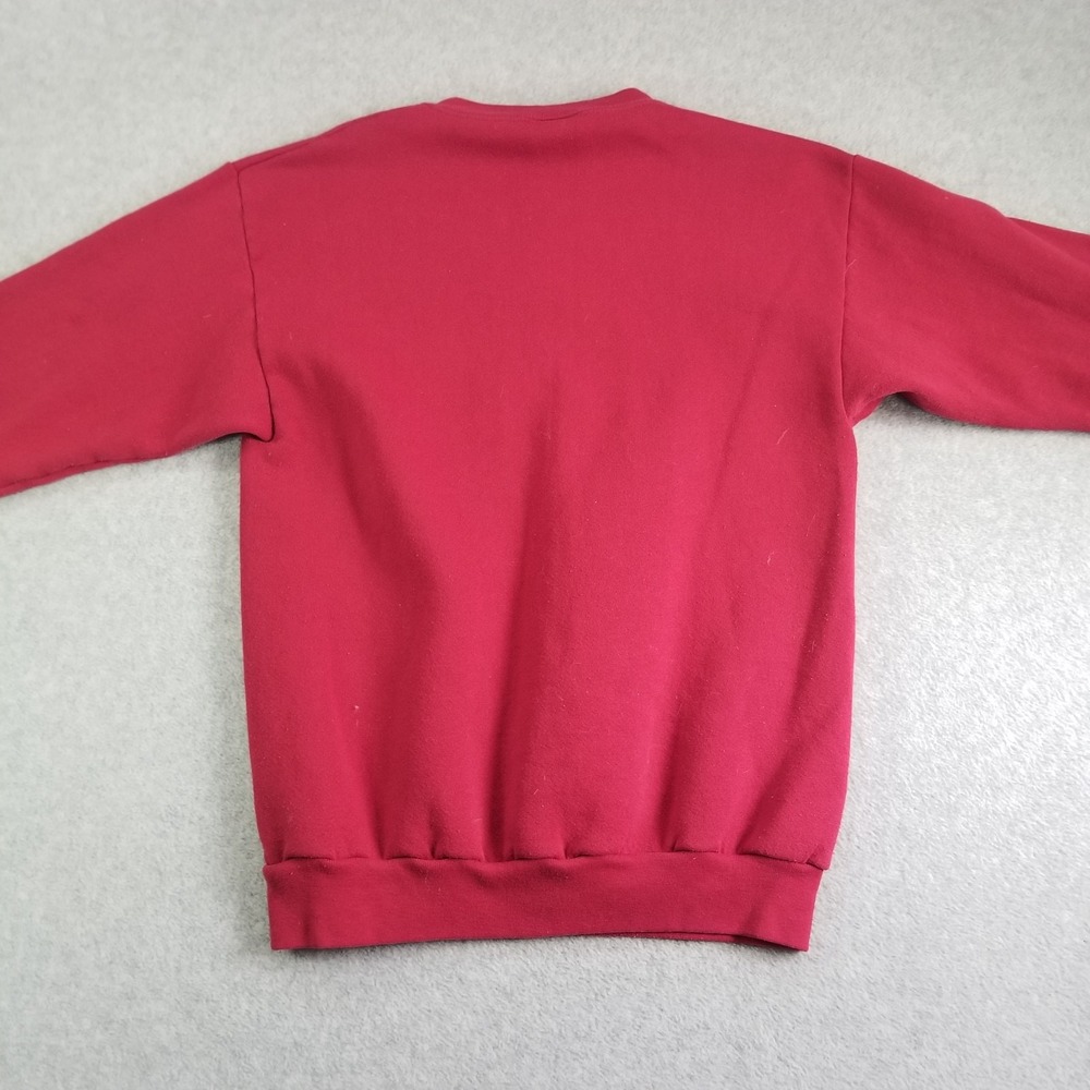 VTG Florida State Sweater Mens Medium Garnet Red Tultex Seminoles USA Made 90s - Picture 3 of 10